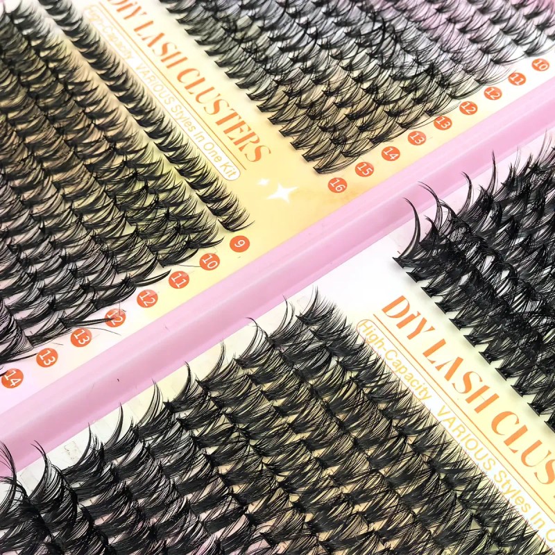 Kit De Extensiones De Pestanas 800pcs C/pegamento Capacidad