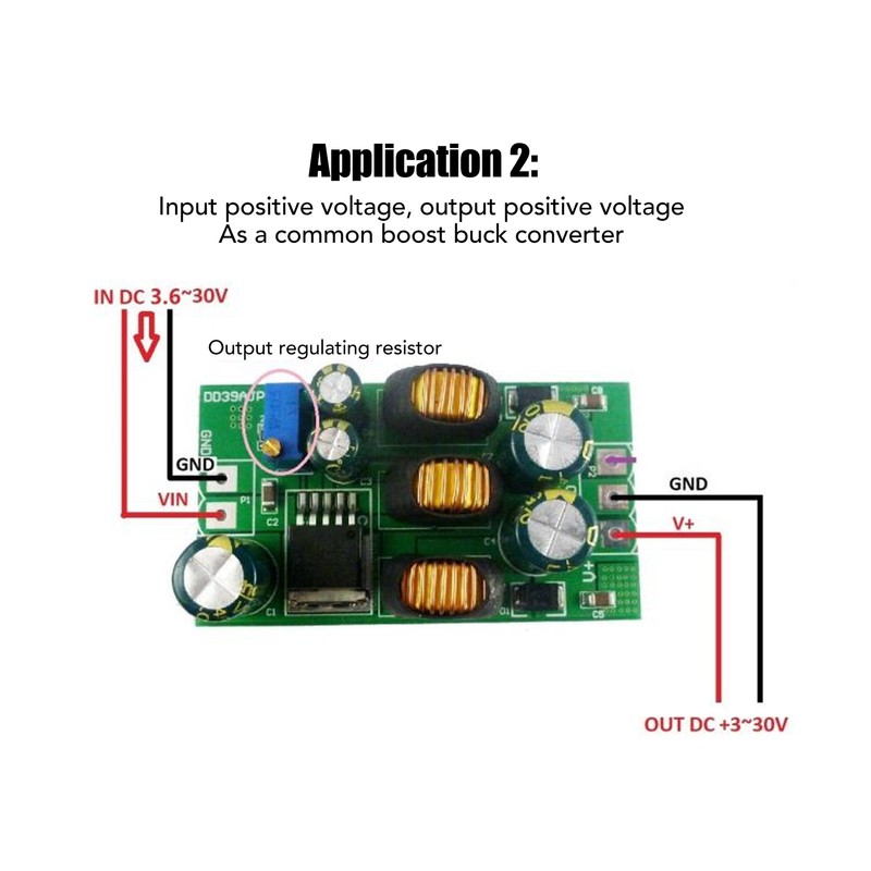 Boost Buck Module Positive Negative Pressure Converter Amplifier Audio Power