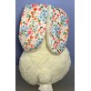 Target Bullseye Easter Bunny Pillow ~ White with Long Floral