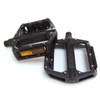 Wellgo: B087U 9/16" Alloy Platform BMX/ATB Pedal-BLACK -9/16" 9/16"