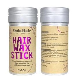 Dolahair Wax Stick for Flyaways Control & Hair Styling Slick Back Hairstyle Smoothing Hair Wax Stick Heatless Tool for Kids and Women Haircare Gel