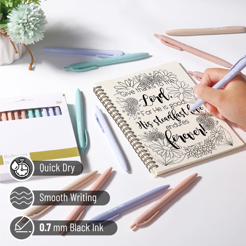 Mr. Pen- Aesthetic Pens, 12 Pack, Black Ink, Fast Dry,