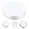 FRCOLOR Makeup Powder Puff 2pcs Plastic Empty Makeup Loose Powder
