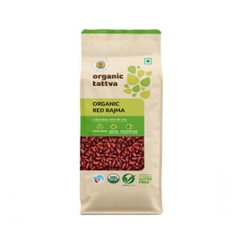 Organic Tattva Red Kidney Beans (Rajma), 500g Certified By USDA