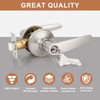Probrico (5 Pack Keyed Entry Door Lever Lock for Exterior