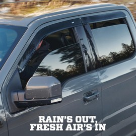 Husky Liners Low Profile Ventvisor Rain Guards | Fits 2020-2026 Mazda CX-30 | Front & Rear, Smoke, 4-pcs. | 2854128