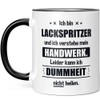 JUNIWORDS Tasse, Ich bin Lackspritzer und ich verstehe mein Handwerk.