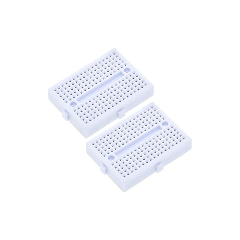 Audiophans Mini Size Breadboard 170 Holes 47mm x 35mm White