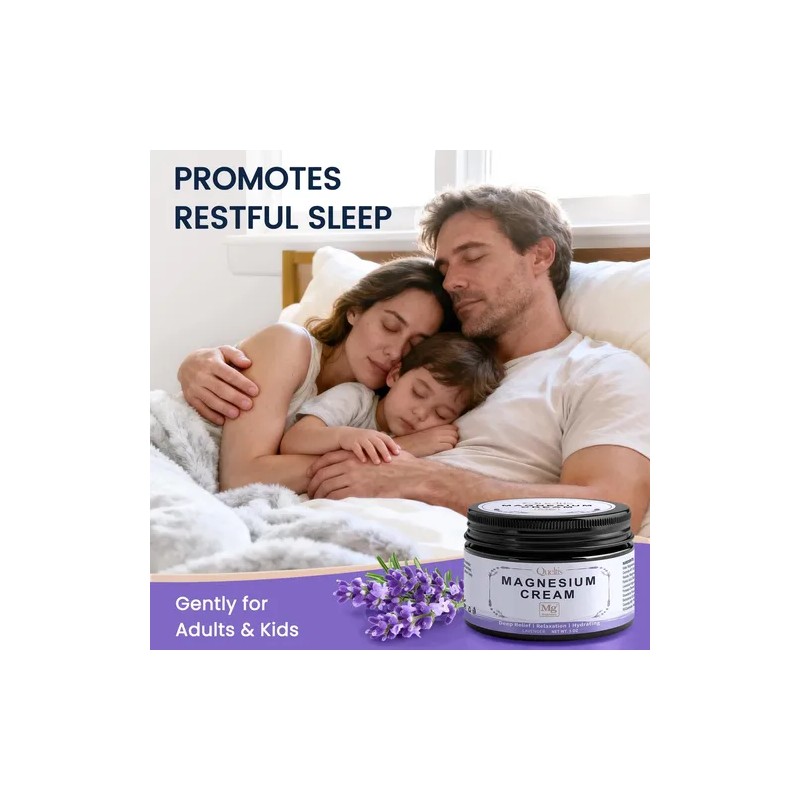 Queltis Magnesium Cream Lavanda 5 Oz Crema Topica Piel Suave