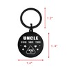 ABNTY Keychain for Uncle, Funny and Heartfelt Gift for Uncle