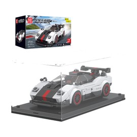 Mould King Speed Champions Pagani Zonda R Model Car Building Kit with Display Case, 27030 Super Car Building Blocks, Racing Car Toy for Adults and Kids 8+, 374 PCS