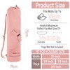 Hensych Yoga Mat Bag, Yoga Mat Holder with Bag, Multi-Function