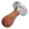58mm Flat Base Coffee Tamper Manual Stainless Steel Coffee Powder