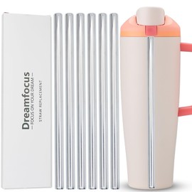 Dreamfocus Metal Straw Replacement Stainless Steel for Owala FreeSip Tumbler 40 oz