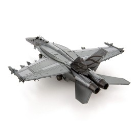 DCD Model Kit Boeing F/A-18 Super Hornet United States Navy Fighter Aircraft Moderate Difficulty Steel Metal Earth Model