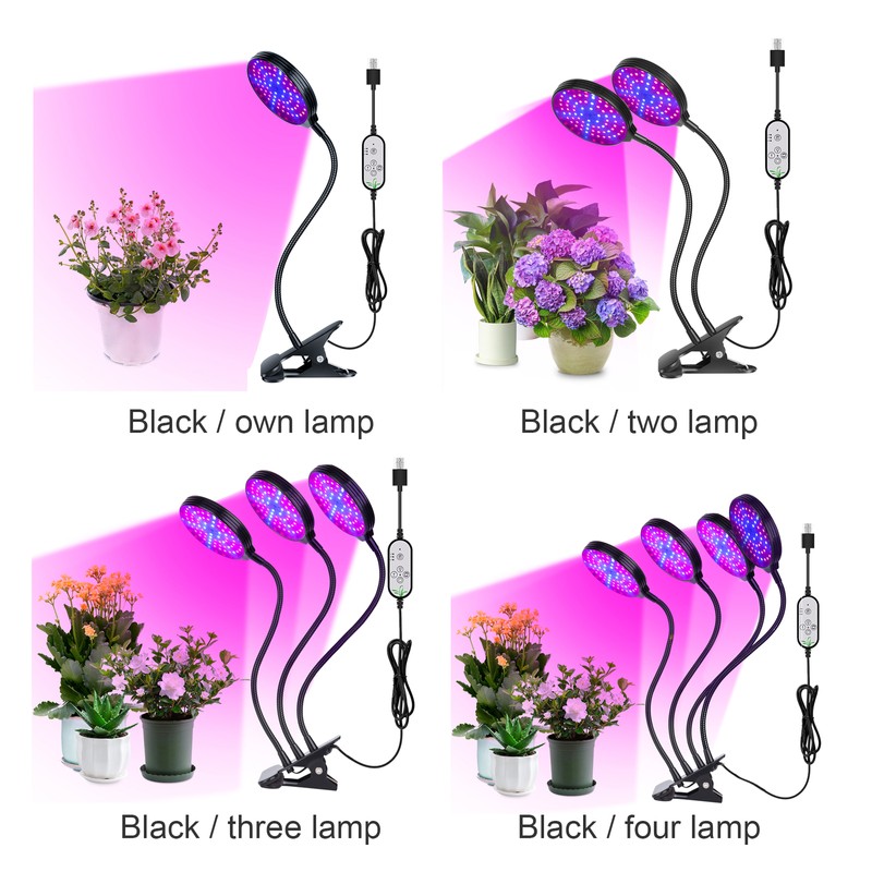 USB Remote Control Timing Plant Light Waterproof Full Spectrum Succulent
