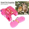 Hamster Harness, Adjustable Walking Vest Set Lead Leash Walking Harness