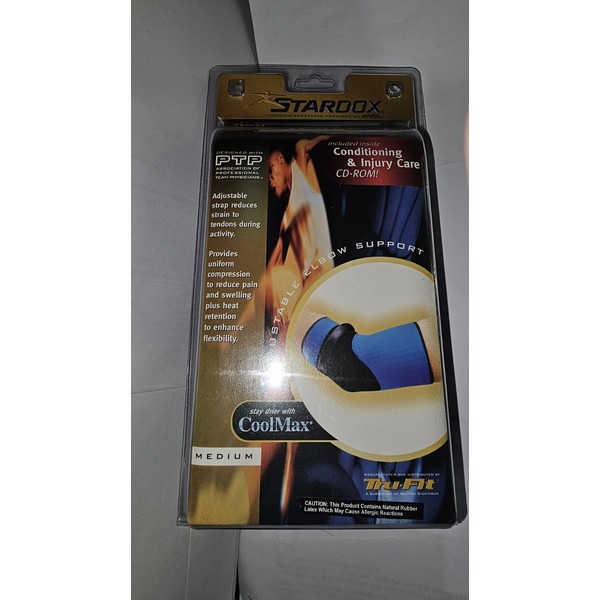 Tru-Fit Stardox Adjustable Elbow Support w/CoolMax, Medium