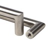 GedoTec LIA Drawer Handle Stainless Steel Cabinet Handle Round Furniture