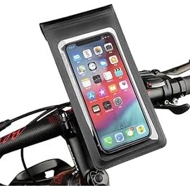 ASD Accessories Bike Phone Holder Waterproof, 360° Rotatable, One-Hand Release, Fits Smartphones 4.6 Inches to 6.8 Inches with Universal Compatibility, Sensitive Touchscreen and Secure Mount