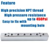 Qolekog Quality 7 Way 9 Port Air Manifold 1/2" NPT