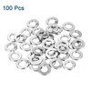 sourcing map 1/4" Split Lock Washer, 100Pcs 304 Stainless Steel