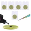 5 Piedras Jade Para Pegamento De Extensiones De Pestañas 1x1