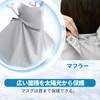 [HARUMAKI] 2025夏新登場！冷感UVフェイスカバー 日焼け防止マスク フェイスガード 【 30個呼吸穴 息苦しくない】 UVカットマスク 耳紐調節可能 レディース