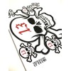 XIAXIN Waterproof PVC Skull Sticker Set Skull Skull Skeleton Indoor