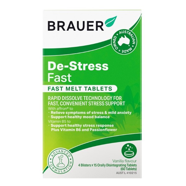 Brauer De-Stress Fast Melt Tab X 60
