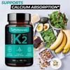 PhiNaturals Vitamin K2 Mk7 100 mcg Vegan 60 Capsules Bone