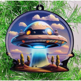 Generic UFO Alien Ship Ornament