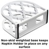 Blue Donuts Napkin Holder - Classic Napkin Holders for Tables,