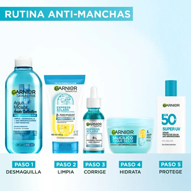Tratamiento Anti-imperfecciones con ácido salicílico 85ml Garnier