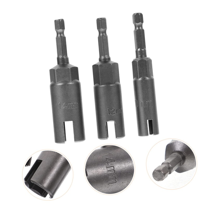 Uonlytech 3pcs Wing Nut Socket Nut Driver for Bolt Hook