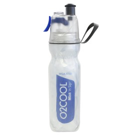 Daisaku Shoji DMDW1-BL Drink Mist, Sports Bottle with Tank for Mist Coolers (16.9 fl oz (500 ml) or More) (Squeeze Bottle) (Double Wall Cold Insulation), Bicycle, Running, Leisure, Blue