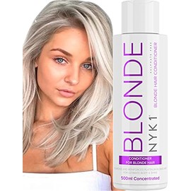 Acondicionador Violeta Matizador De Cabello Rubio (500ml) SIN SULFATOS Acondicionador Blonde Para Cabello Rubio Acondicionador Plateado - Acondicionador Matizador Morado Pelo Blanco, Rubio, Decolorado