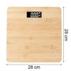 Alex Nash Bamboo Digital Bathroom Scales – Eco-Friendly Wooden Weighing