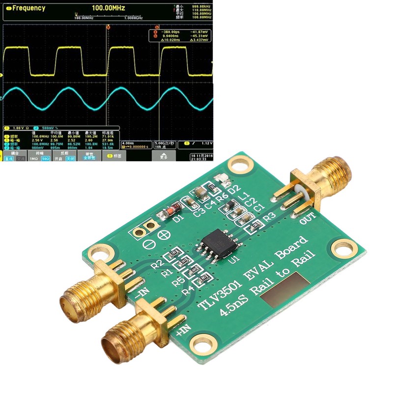 High Speed Comparator Module TLV3501 4.5ns Frequency Meter Front End