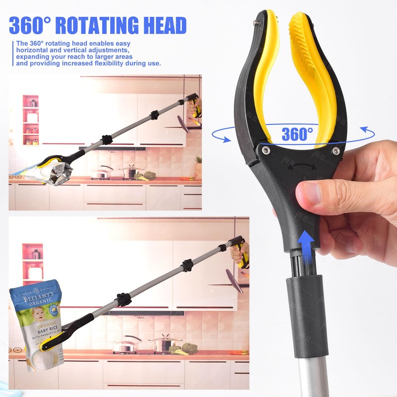JG 43" Extra Long Grabber Tool, It Reaching Tool with
