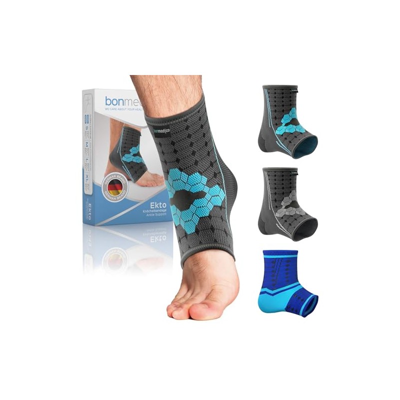 bonmedico Ankle Support – Comfortable Sports Ankle Brace for Stability