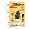 TransOurDream Tru-Iron on Transfer Paper for Dark Textiles(10 Sheets, A4)
