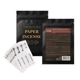 Paper Incense Refill - 48pcs of Incense Paper Strips, Quick Usage & Long-Lasting Fragrance, Eliminating Bathroom, Kitchen, Pet Odors - Peaceful Serenade