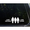 Diamond Graphics Like Father Like Sons Firefighter (8-3/4" X 3")