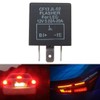 HaeKap 3-Pin 12V Flasher Relay Fix Light LED Lamp Turn