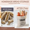 LeCorner Bread Bags for Homemade Bread, Linen Bread Bag Storage,