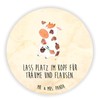 Mr. & Mrs. Panda Round Magnet Cow Gift Yard Animals