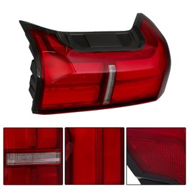 GXYWADY Clear Lens Left Driver Side Tail Light Replacement for Tacoma TRD Off-Road/TRD Sport 2024 Replacement for 81560-AK040 w/o Tailgate Switch w/o Side Light Rear Brake Tail Lamp