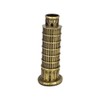 SCSpecial Metallic Leaning Tower of Pisa Statue 6 Inch Souvenir