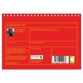 Energie-Spiralen 2026 (Tischkalender 2026 DIN A5 quer), CALVENDO Monatskalender: Energie-Spiralen zur inneren Befreiung! (CALVENDO Gesundheit)